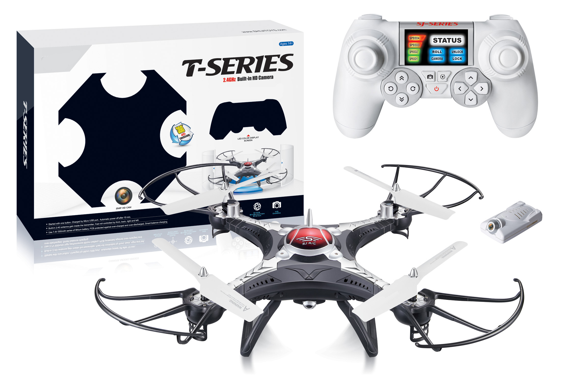 2.4GHz RC Drone With 2MP Camera+4G Memory Card