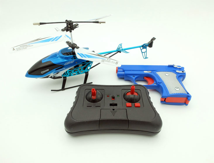 2 way alloy remote control aircraft with shooting function